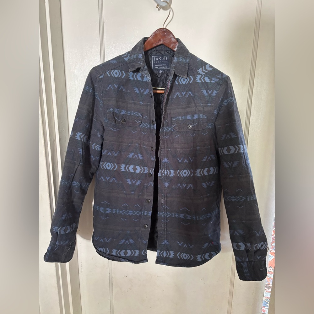 Men’s Size Small Quilted Shirt Jacket